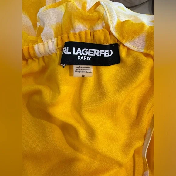 Karl Lagerfeld Yellow Sundress - Picture 8 of 8